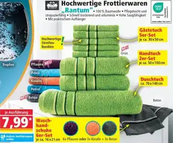 Norma Sensino Hochwertige Frottierwaren ,,Rantum" Angebot