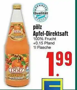 Edeka Pölz Apfel-direktsaft Angebot