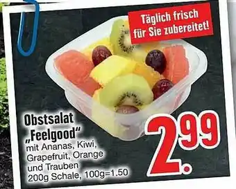 Edeka Obstsalat „feelgood“ Angebot