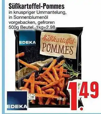 Edeka Süßkartoffel-pommes Angebot
