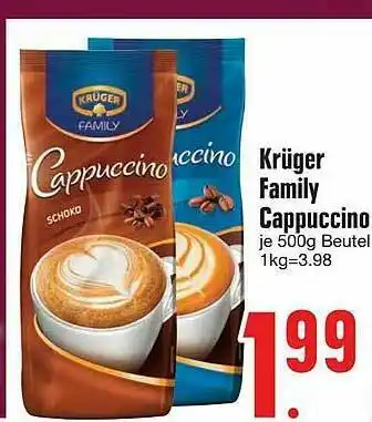 Edeka Krüger Family Cappuccino Angebot