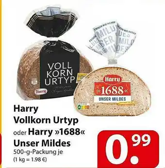 Famila Nord Ost Harry Vollkorn Urtyp Oder Harry „1688” Unser Mildes Angebot