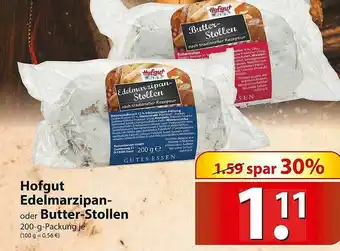 Famila Nord Ost Hofgut Edelmarzipan- Oder Butter-stollen Angebot