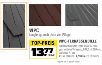 OBI WPC Terrassendiele Angebot