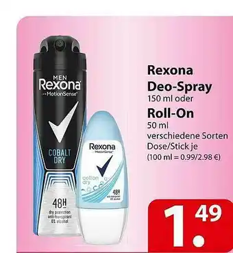 Famila Nord Ost Rexona Deo-spray Oder Roll-on Angebot