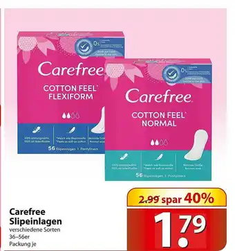 Famila Nord Ost Carefree Slipeinlagen Angebot