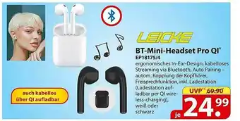 Famila Nord Ost Leicke Bt-mini-headset Pro Qi Ep18175.4 Angebot