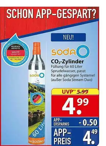 Famila Nord Ost SodaO Co₂-zylinder Angebot