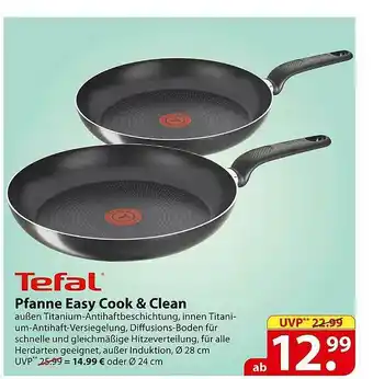 Famila Nord Ost Tefal Pfanne Easy Cook & Clean Angebot