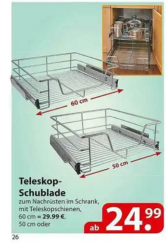 Famila Nord Ost Teleskop-schublade Angebot