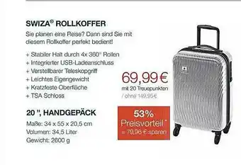 Famila Nord Ost Swiza Rollkoffer Angebot