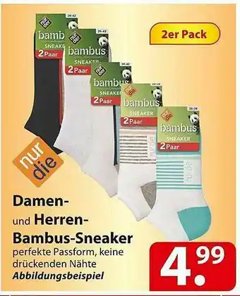 Famila Nord Ost Nur Die Damen Oder Herren-bambus-sneaker Angebot