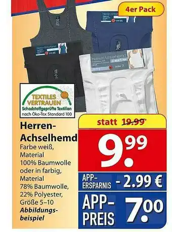 Famila Nord Ost Herren-achselhemd Angebot