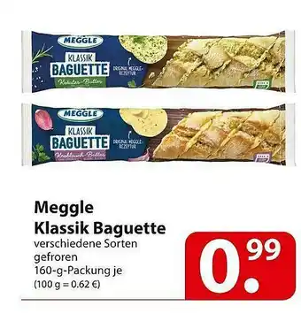 Famila Nord Ost Meggle Klassik Baguette Angebot