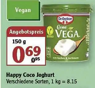 Globus Happy Coco Joghurt Angebot