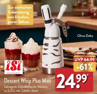 Aldi Nord iSi Dessert Whip Plus Mini Angebot