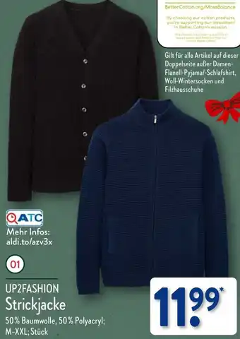 Aldi Nord UP2FASHION Strickjacke Angebot