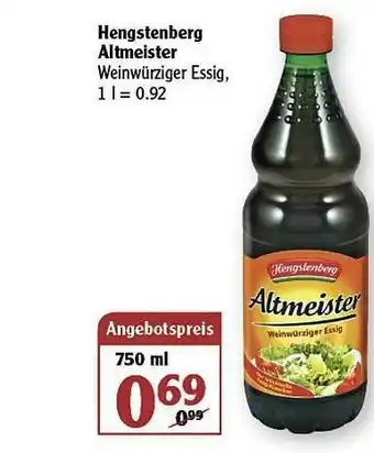 Globus Hengstenberg Altmeister Angebot