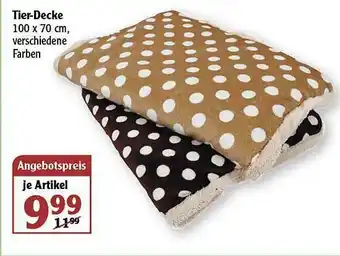 Globus Tier-decke Angebot