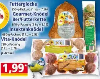 Norma little friends Futterglocke 250 g Packung Angebot