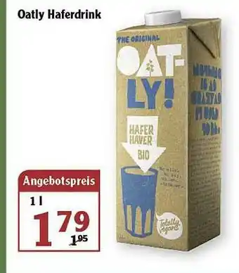 Globus Oatly Haferdrink Angebot