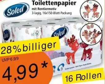 Norma Soled Toilettenpapier 16 Rollen Angebot