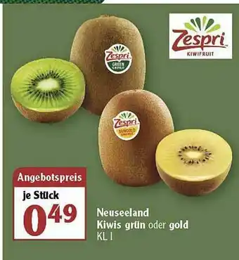 Globus Neuseeland Kiwis Grün Oder Gold Angebot