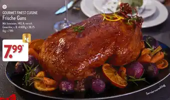 Aldi Nord GOURMET FINEST CUISINE Frische Gans Angebot