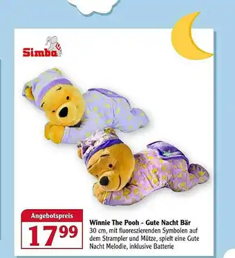 Globus Winnie The Pooh - Gute Nacht Bär Angebot