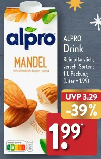 Aldi Nord ALPRO Drink 1 L Packung Angebot