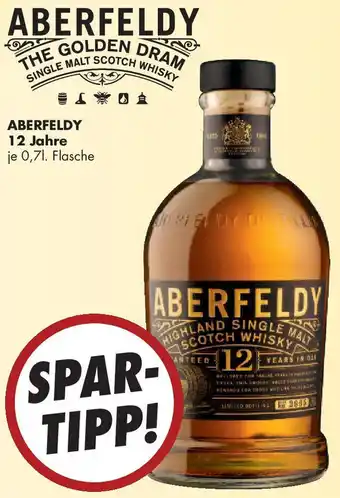 Gefako ABERFELDY 12 Jahre 0,7 L Flasche Angebot