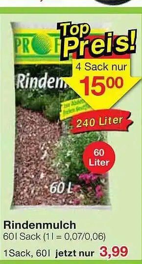 Jawoll Rindenmulch Angebot