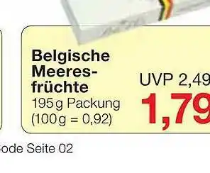 Jawoll Belgische Meers-früchte Angebot