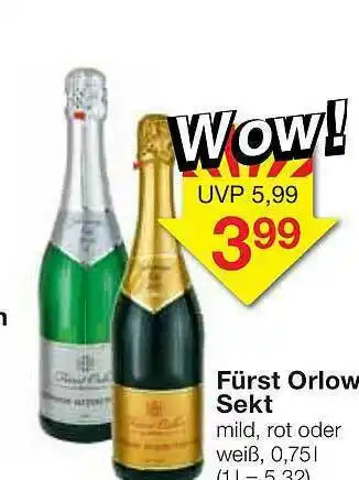 Jawoll Fürt Orlow Sekt Angebot