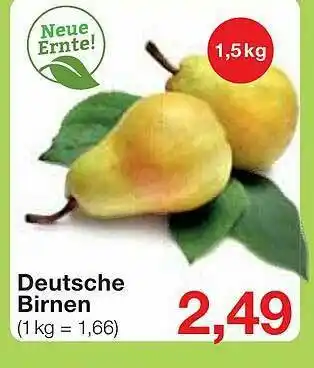 Jawoll Deustsche Birnen Angebot