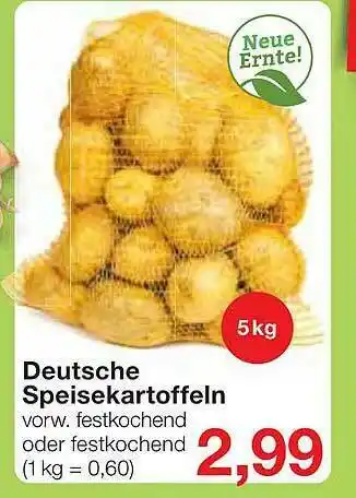 Jawoll Neue Ernte Deutsche Speisekartoffeln Angebot