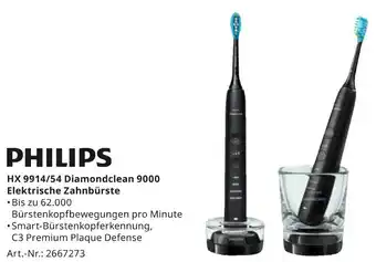 MediaMarkt PHILIPS HX 9914/54 Diamondclean 9000 Elektrische Zahnbürste Angebot