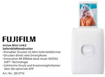 MediaMarkt FUJIFILM instax Mini Link2 Sofortbildfotodrucker Angebot