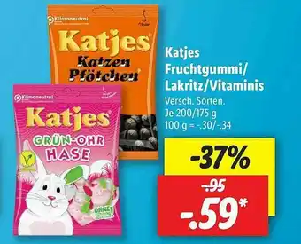 Lidl Katjes Fruchtgummi Lakritz Vitaminis Angebot