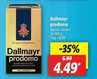 Lidl Dallymayr Prodomo Angebot