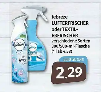 Markant Febreze Lufterfrischer Oder Textil-erfrischer Angebot