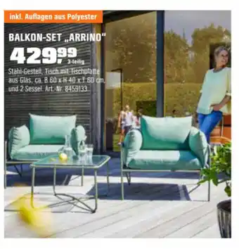 OBI Balkon Set ,,Arrino" Angebot
