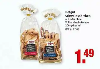 Markant Hofgut Schweinsöhrchen Angebot