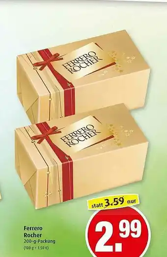 Markant Ferrero Rocher Angebot