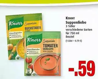 Markant Knorr Suppenliebe Angebot