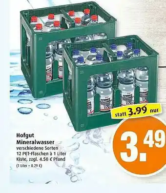 Markant Hofgut Mineralwasser Angebot