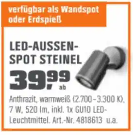 OBI LED Aussen Spot Steinel Angebot