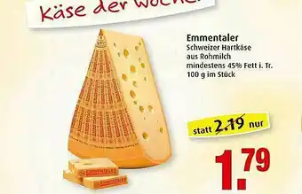 Markant Emmentaler Angebot