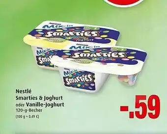 Markant Nestlé Smarties & Joghurt Oder Vanille-joghurt Angebot