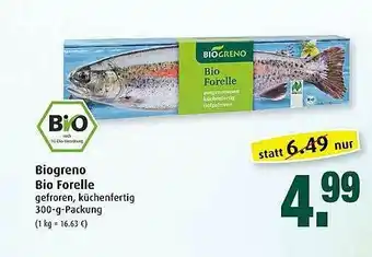 Markant Biogreno Bio Forelle Angebot